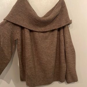 Off the shoulder sweater